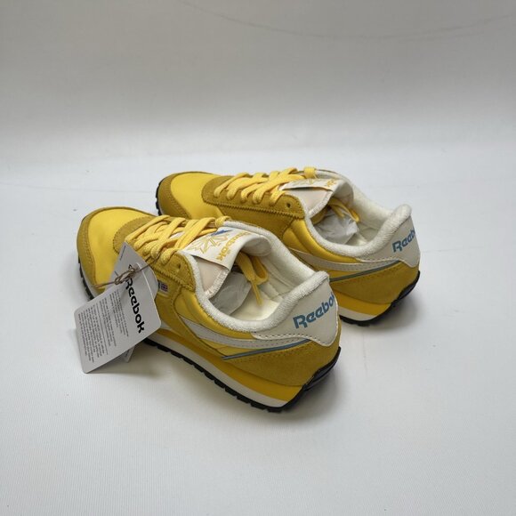 Reebok Classic AZ Women Running Casual Retro Shoes Yellow / Gold Size 6.5 US New - Picture 3 of 13